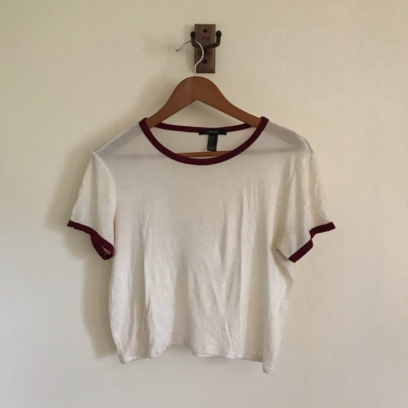 Forever 21 ringer tee - Picture 1 of 2